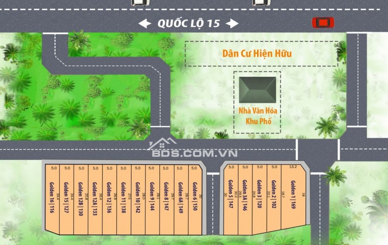 Bán Đất ở đô thị phố Cao Xuân, sẵn sổ đỏ, quy hoạch đẹp, ngay quốc lộ 15